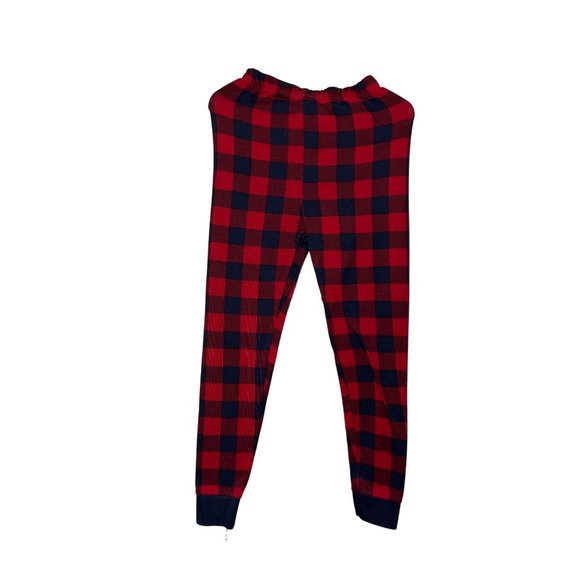 Dear Forms Cozy Comfort little bear red plaid pajama set boys L 10/12 1599 - Picture 6 of 9